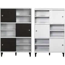 trendteam Evolution Regal 90 x 38 x 140 cm Weiß