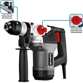 Graphite SDS+ Schlaghammer 900W inkl. Transportkoffer