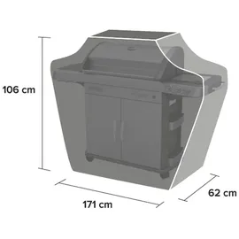 CAMPINGAZ Grillabdeckung XXL Polyester/Grau/Schwarz