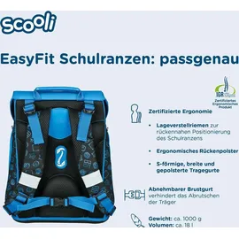 Scooli EasyFit Schulranzen-Set 5tlg