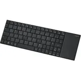 Rapoo E2710 Wireless Keyboard mit Touchpad DE schwarz (16170)