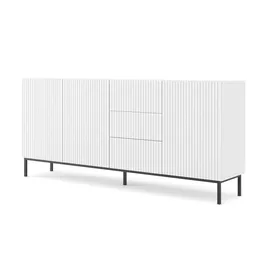 Möbel Kraft Sideboard ¦ weiß ¦ Maße (cm): B: 200 H: 89