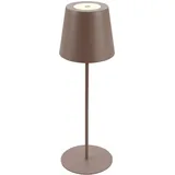 Briloner - LED Tischlampe kabellos Touch, dimmbar in Stufen, höhenverstellbar, Akku tauschbar