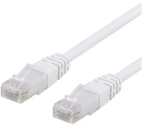 patch cable - 50 cm - white - Weiß - 0.5m