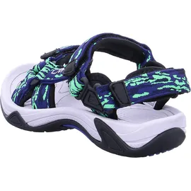 CMP Kinder Hamal Hiking Sandal, B.Blue-Verde Fluo, 29