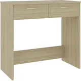 vidaXL Schreibtisch Sonoma-Eiche 80x40x75 cm Holzwerkstoff