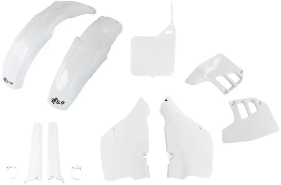 Ufo Suzuki Rm 125 1992-1992 Sukit397f-041 Fork Protectors & Plastikbausatz - White - One Size