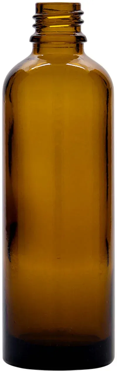75 ml Boccetta di vetro, marrone, imboccatura: DIN 18