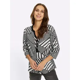 Inspirationen Schlupfbluse schwarz/weiß 40