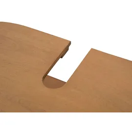 MASSIVMOEBEL24.DE Waschbeckenunterschrank Mango 150x40x65 natur lackiert BARCELONA 551