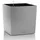 LECHUZA Cube 50 Komplettset 50 x 50 x 50 cm silber metallic