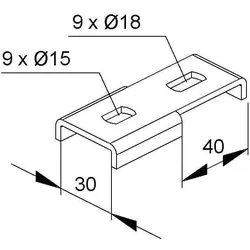 NIEDAX T-Verbindung TV 40/30
