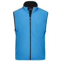 Men's Softshell Vest Trendige Weste aus Softshell blau, Gr. 3XL