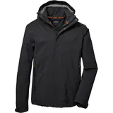 KILLTEC Herren Funktionsjacke/Outdoorjacke mit abzippbarer Kapuze KOS 53 MN JCKT, dunkelanthra, XXL,