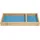 Sigel Schreibtisch-Organizer Eyestyle hellblau/dunkelgrau Bambus 2 Fächer 24,5 x 10,9 x 2,5 cm