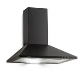 Klarstein Zugspitze 60 Dunstabzugshaube Wandhaube 65W 310m3/h LED Schwarz