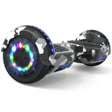 RCB Balance Scooter JD5JD6, 6,5 Zoll Zweimotoren Hoverboard mit LED-Leuchten und Bluetooth