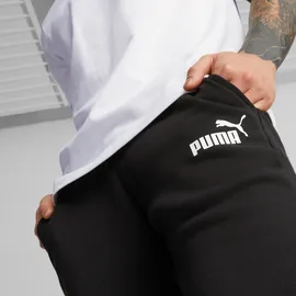 Puma Herren ESS Logo Pants schwarz