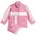 3-Streifen Trainingsanzug Pink Fusion/Clear Pink/White 86