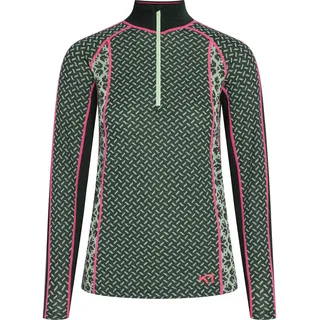 Kari Traa Lekker Half Zip dark green (PINE) S