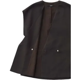 Someday Leinenweste mit Bindedetail Varyn Braun 38