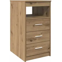 vidaXL Schubladenschrank Artisan-Eiche 40x50x76 cm Holzwerkstoff