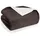 Blumtal Premium Sherpa Kuscheldecke 130 x 150 cm Dunkelbraun