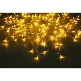 GLOBO Lichterkette Kunststoff 1,5 m 192x LED warmweiß