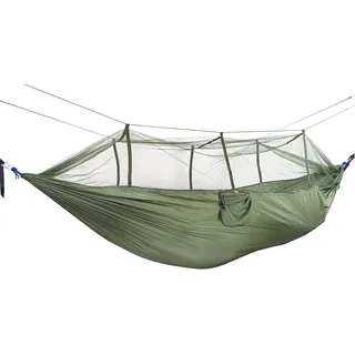 Grafner Grafner® Hängematte mit Moskito-Netz max. Belastbarkeit: 200 kg incl. Tasche und Zubehör HM11057