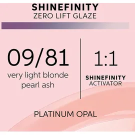 Wella Shinefinity 09/81 platinum opal 60 ml