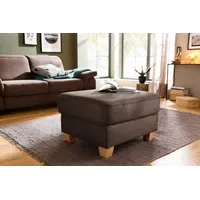 Home Affaire Polsterhocker Dalia mit Stauraum 66 x 46 x 76 cm Braun