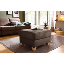 Home Affaire Polsterhocker Dalia mit Stauraum 66 x 46 x 76 cm Braun