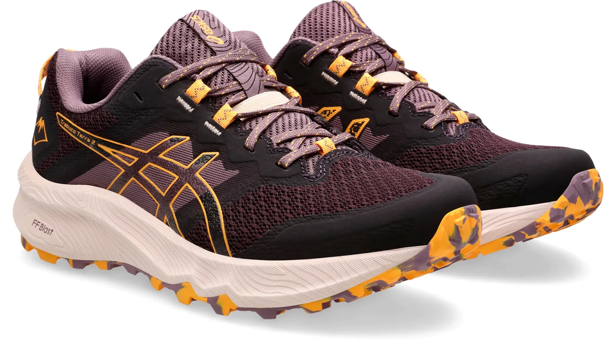 Asics Trailrunningschuh »Trabuco Terra 2«, Trailrunningschuh Asics DARK AUBERGINE/STADIUM ORANGE 39,5