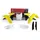 RACETECH 6-teiliges Kunststoff-Set (mit Schutzblechen) Suzuki RM-Z 250/450 19-22 Originalfarbe