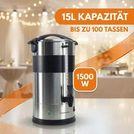sommertal Kaffeemaschine 15L silber