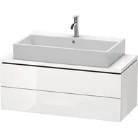 Duravit L-Cube Waschtischunterschrank, 2 Auszüge, LC580904343,