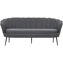 Calais Sofa 3 Personen grau.