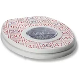 Lustiger Klodeckel Toilettensitz Mit Integrieren Lotto Spiel Kugeln Von Sanmondo