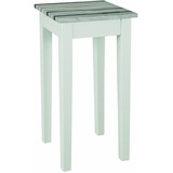 Haku-Möbel HAKU Möbel Beistelltisch, MDF, weiß-maritimo kiefer, B 30 x T 30 x H 61 cm