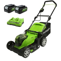 Greenworks G24X2LM41 inkl. 2 x 4,0 Ah