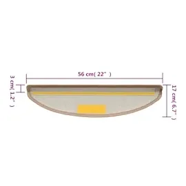 vidaXL 15 Stk. 56x17x3 cm