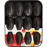 Ibili Backform Muffins 12 Eiswürfel Moka Schwarz 25,9 x 20,9 x 1,4 cm