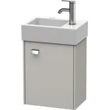 Duravit Waschtischunterschrank wandhängend „Brioso“ 36,4 × 44,2 × 23,9 cm, in Betongrau Matt