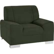 DOMO collection Sessel »Anzio« wahlweise mit Federkern, grün