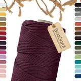 BooGardi Makramee Garn · Beere 3mm x 200m · Violett