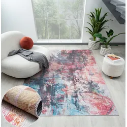 Teppich "Cassius Lagerräumung", bunt, B:160cm H:10mm L:230cm, Polyester, MYFLAIR MÖBEL & ACCESSOIRES, Teppiche, bedruckt, modernes Design, In- & Outdoor geeignet, waschbar