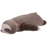UNUS Faultier Kissen 100 x 30 cm Grau