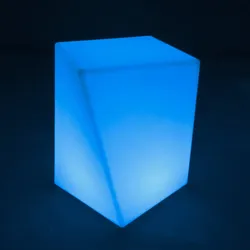 LED-beleuchteter Hocker/Stuhl, 50 x 42 cm