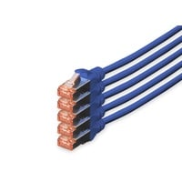 Digitus DK-1644-100-B-5 RJ45 Netzwerkkabel, Patchkabel 5 Stück