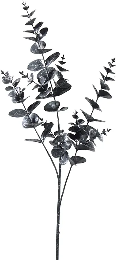 Eucalyptus Zweig 82cm schwarz